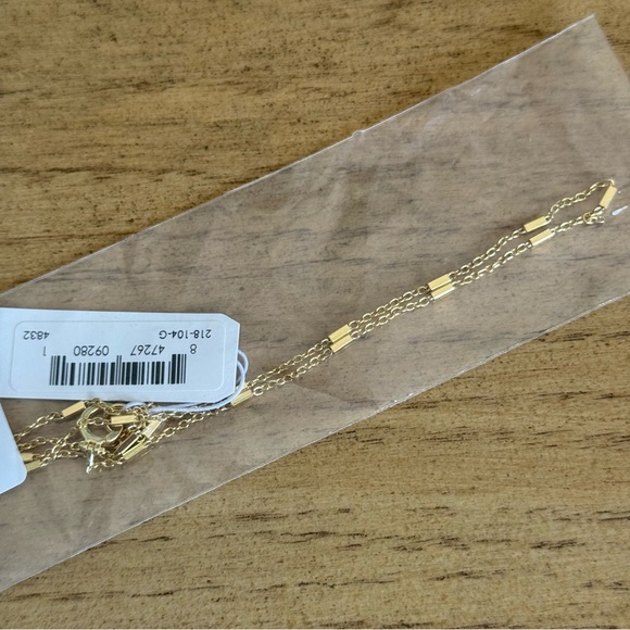 Gorjana Delicate Beaded Gold Necklace - Picture 6 of 13